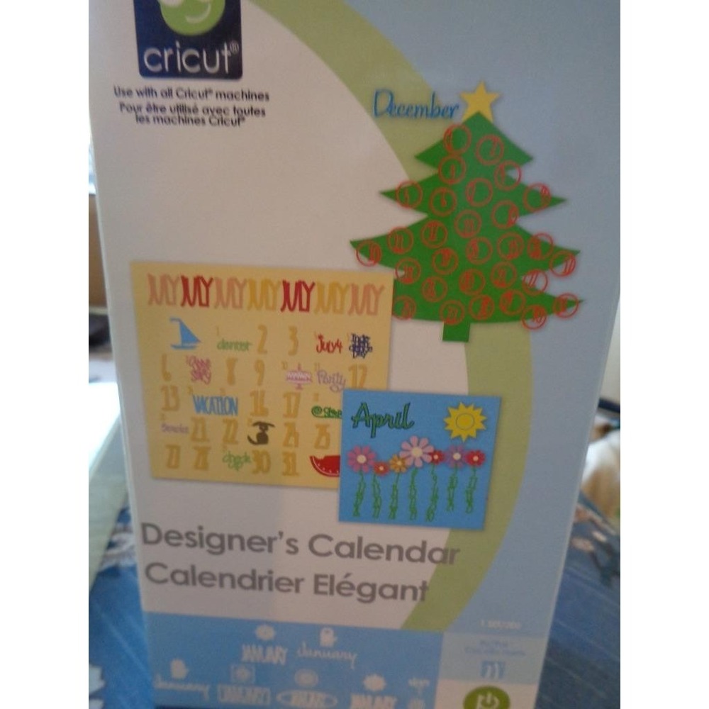 Cricut Die Cut Cartridge DESIGNER'S CALENDAR Scrapbooking